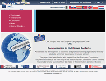 Tablet Screenshot of cmcproject.it